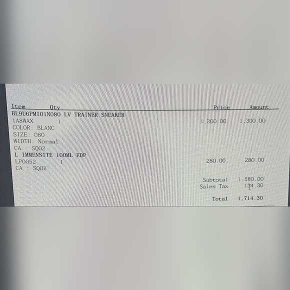 LV trainer sneaker (1A8WAX) - Picture 8 of 8